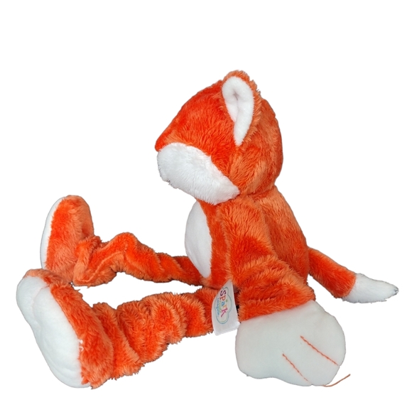 Spark Create Imagine Fox Plush Rattle Lovey 10" - Picture 2 of 8
